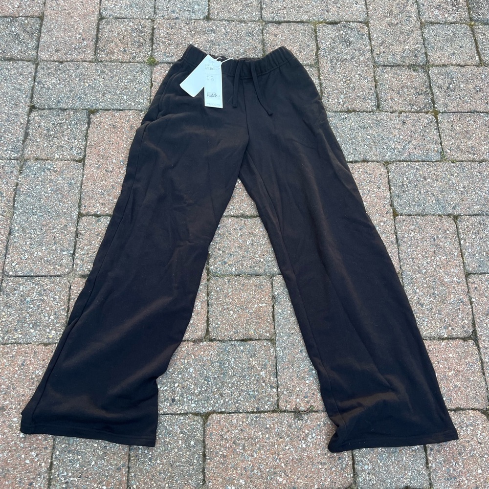 Black Wide-Leg Pants